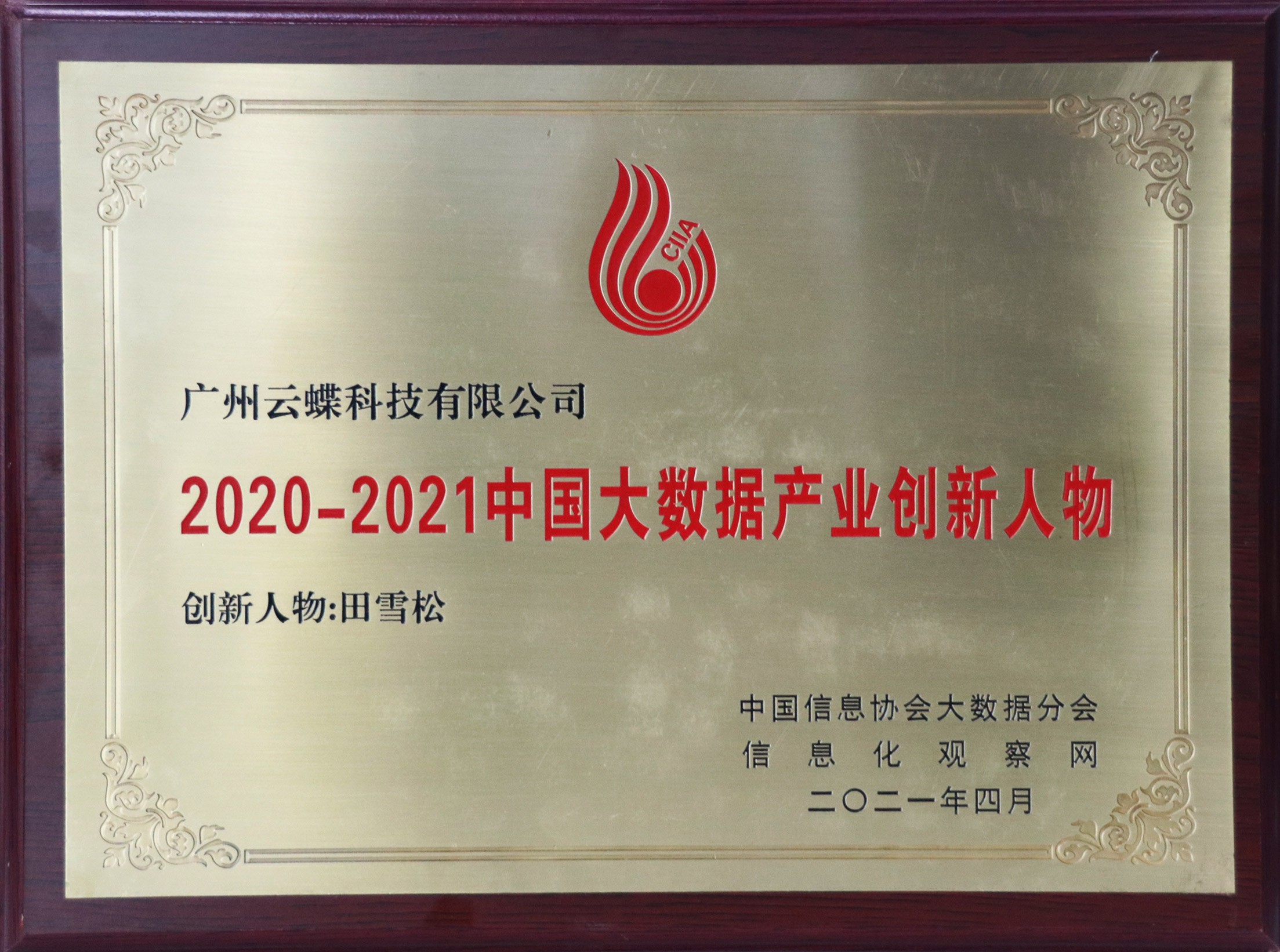 2020-2021中國大數據產業創新人物